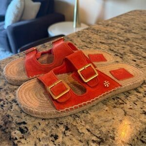 Tory Burch Orange Sandals